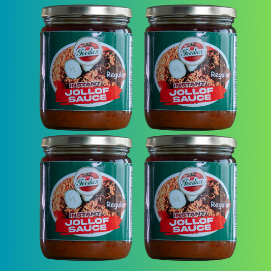 Instant Jollof Sauce 500ML - Regular (4-Pack)