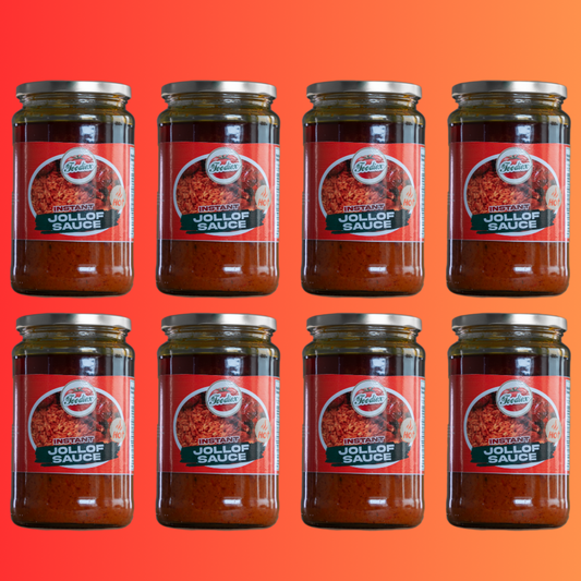 Instant Jollof Sauce 750ML - Spicy (8-Pack)